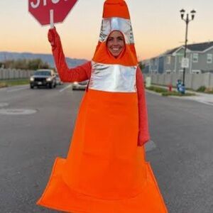 Parking cone costume - see picture one size fits all